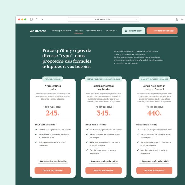 Développement d’un site vitrine sur-mesure pour un produit ambitieux